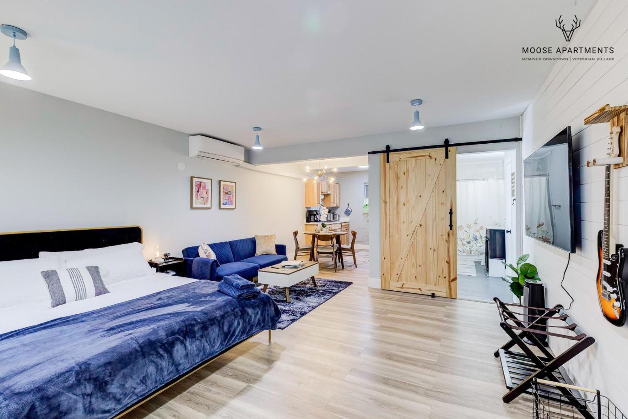 The Moose #9 - Brand New Luxe Modern Loft With Free Parking, King Bed & Fast Wifi Apartment Мемфис Екстериор снимка
